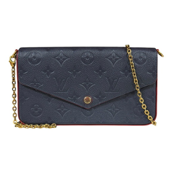 LOUIS VUITTON Navy Monogram Shoulder Bag - Picture 1 of 8